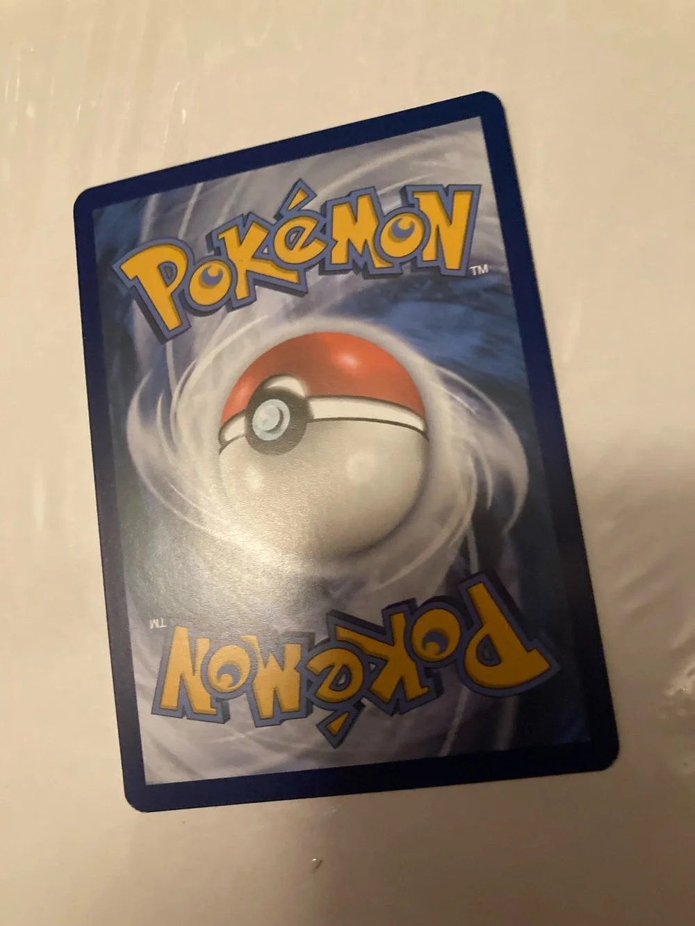 Pokemon Water Basic Energy Holo Blue Silver